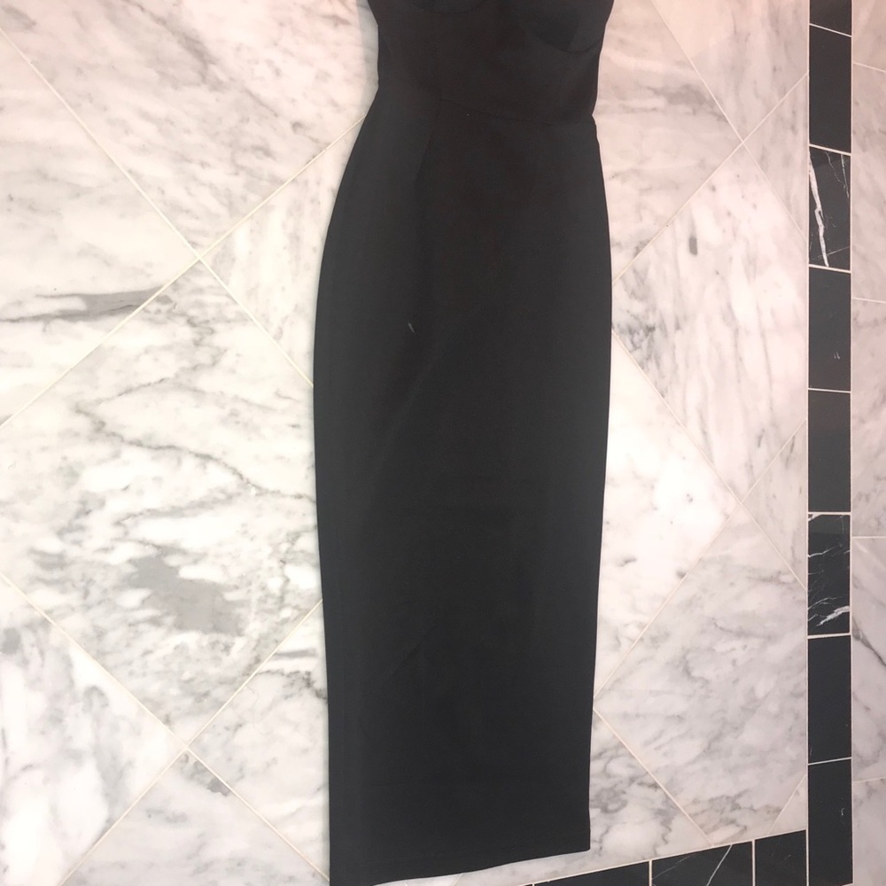 Black bustier choker dress - Picture 5 of 8
